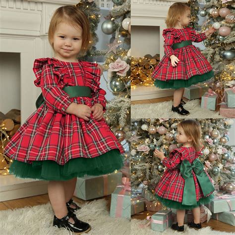 Red Plaid Tunic Dress