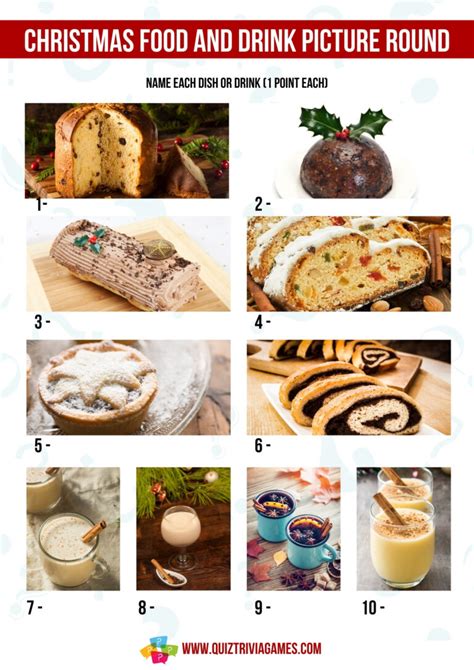 Christmas Food and Drink Trivia Image