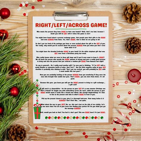 Christmas Game Left Right Image