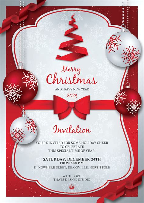 Santa's Workshop Invite