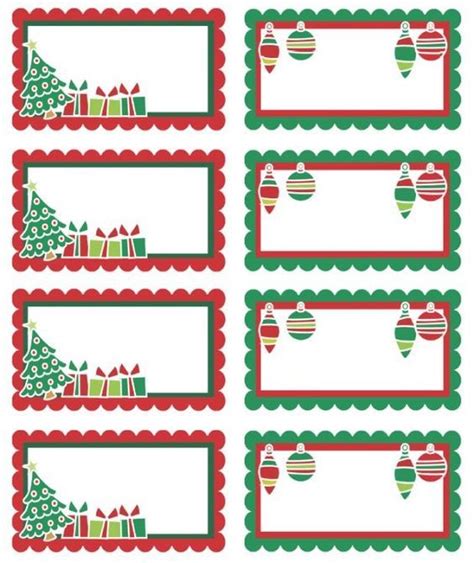 Christmas Label Templates 7