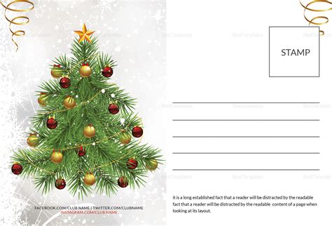 Christmas Postcard Benefits