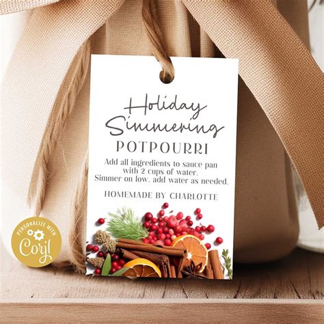 Christmas Potpourri Tags