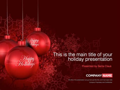 Christmas PowerPoint Template 4