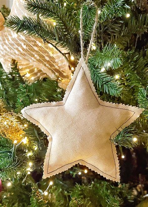 Christmas Star Ornament Template