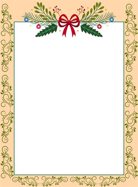 Christmas Stationery Borders