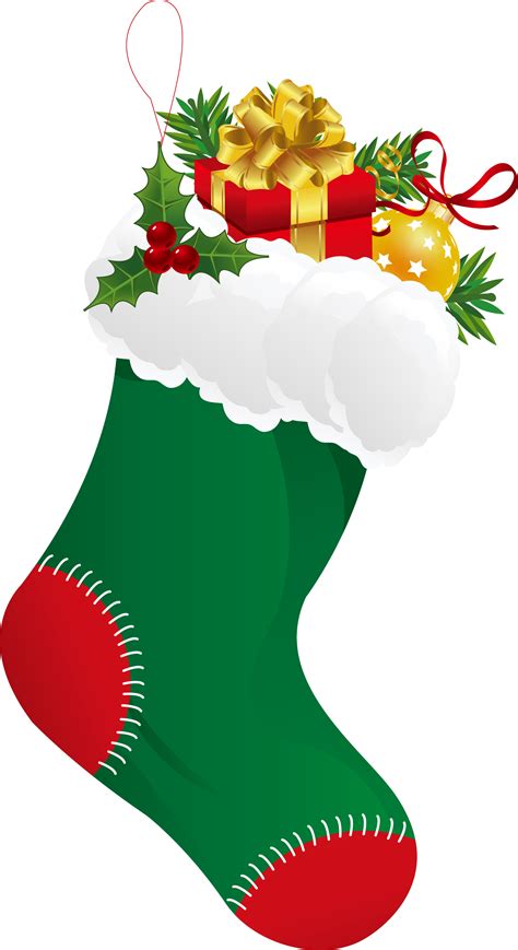 Christmas Stocking Clipart Designs 1