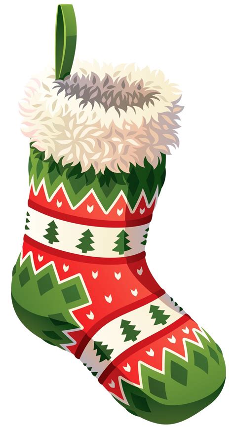 Christmas Stocking Clipart Designs 3