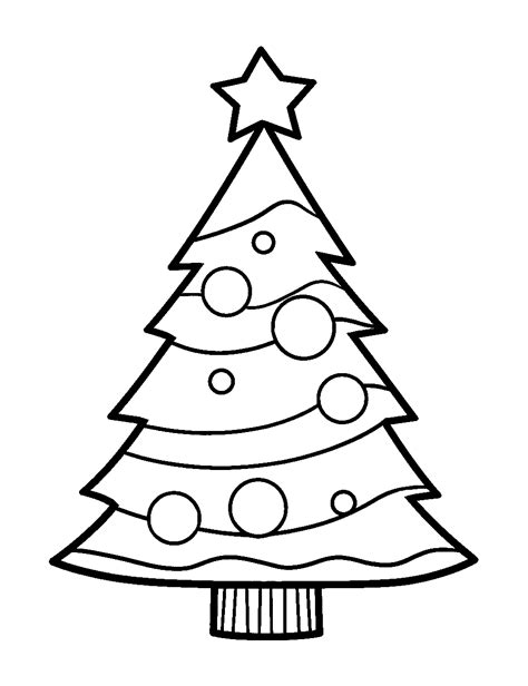 Christmas Tree Coloring Pages Gallery 5