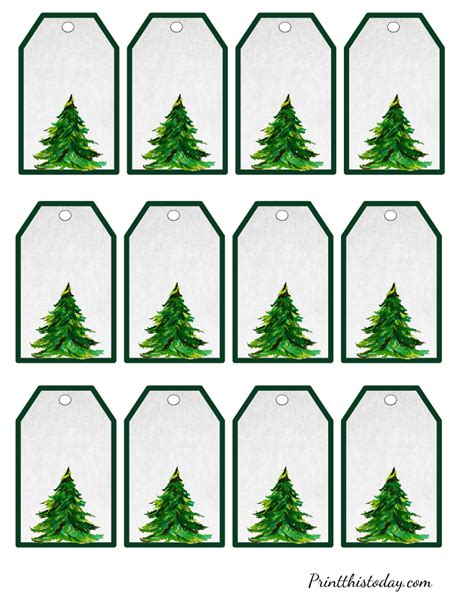 Christmas Tree Tag