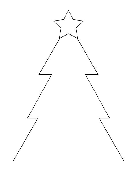 Christmas Tree Template 6