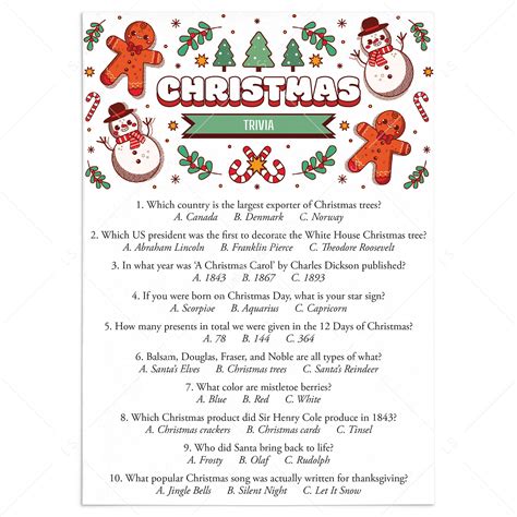 Christmas Trivia Questions Image 2