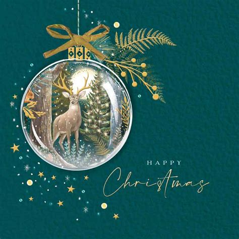 A Christmas card with a festive design and a call-to-action