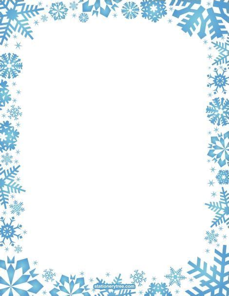 A sample Christmas letter template with a festive snowflake design