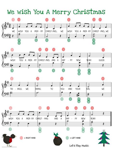 Christmas piano songs for beginners