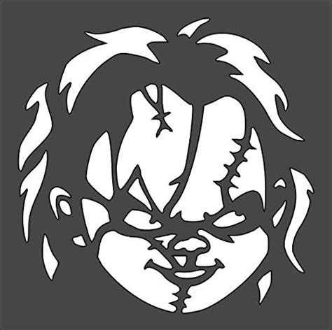 Chucky Pumpkin Stencil Template For Kids