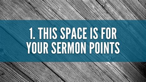 Church Sermon Notes PowerPoint Template