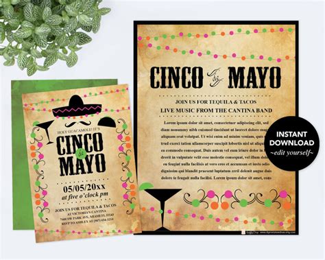 Cinco De Mayo Party Invitation Wording