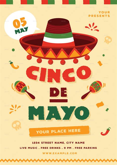 Cinco de Mayo Flyer Template 1