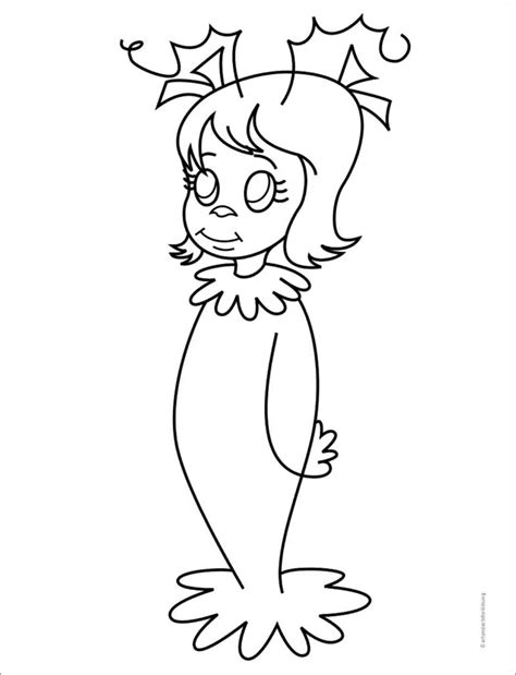 Cindy Lou Who Coloring Pages