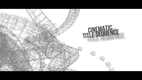 Cinematic Title Sequence Template