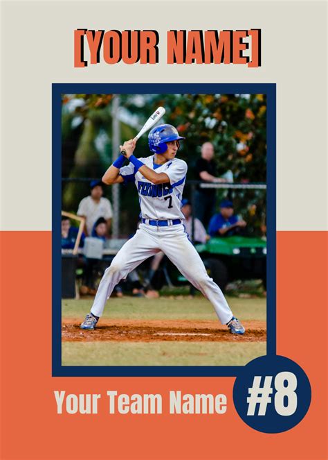 Classic Baseball Card Template