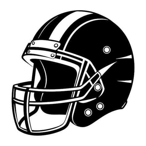 Classic Football Helmet Template