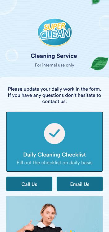 Cleaning Checklist App