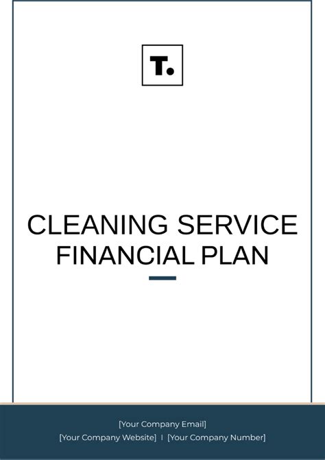 Cleaning Service Financial Plan