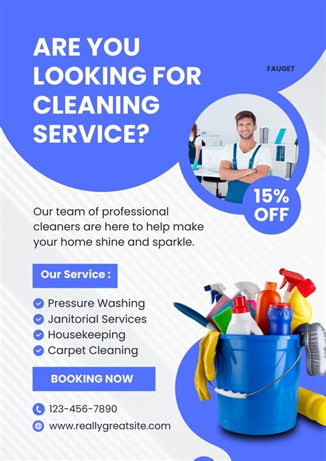 Cleaning Service Flyer Template