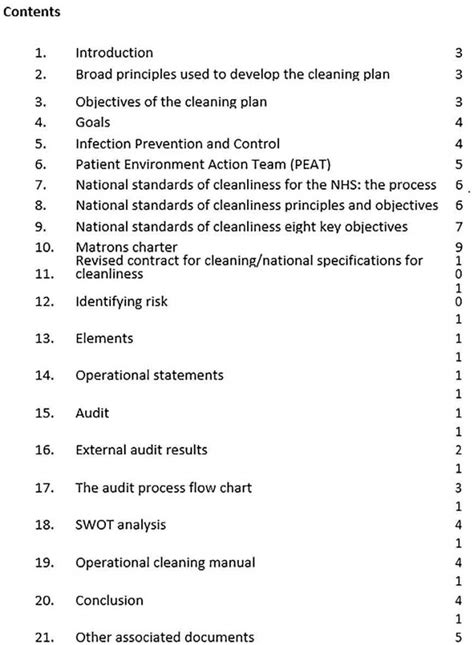 Cleaning Service Operations Plan