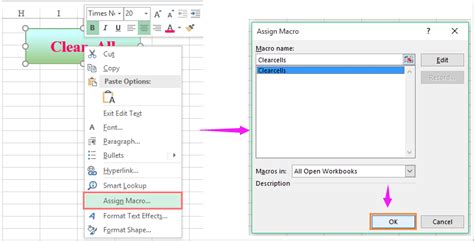 Clear Button Excel Example 2