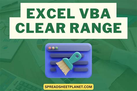 Clear Range Excel VBA