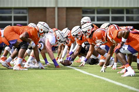 Clemson Break Practice