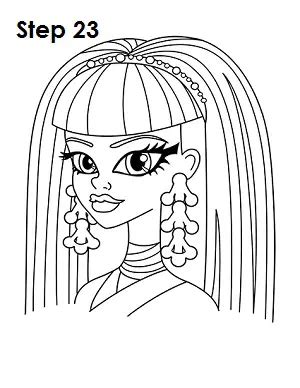 Cleo de Nile Drawing Template