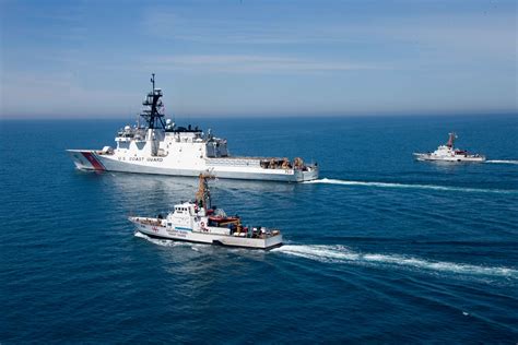 Coast Guard cutter at sea