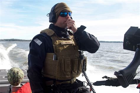 Coast Guard Officer Port Security