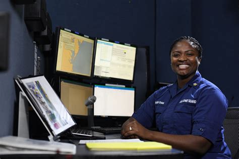 Coast Guard Operations Specialists at work