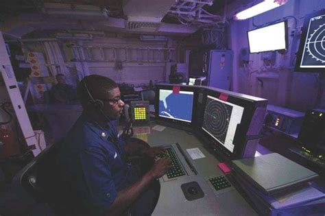 Coast Guard Operations Specialists at sea