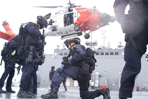 Coast Guard Operations Specialists in action