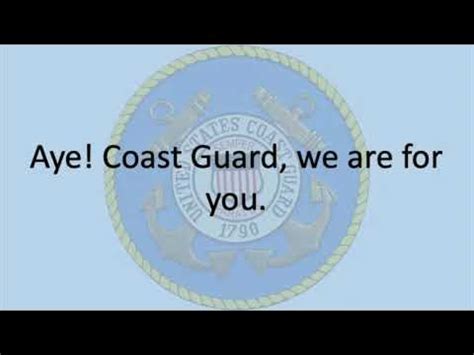 Coast Guard Song Meaning