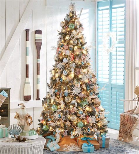 Coastal Christmas Tree Decorating Ideas