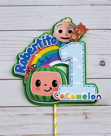 Cocomelon Cake Topper Image 1