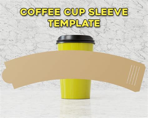 Coffee Cup Sleeve Template 1