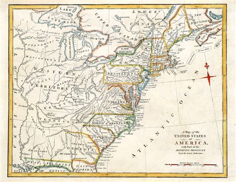 Colonial America Map