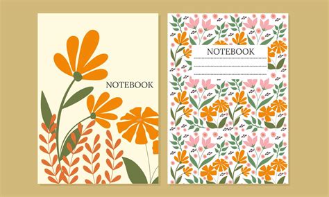 Colorful Notebook Cover Design