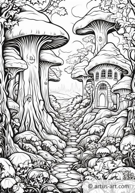 Enchanted Forest Coloring Pages for Adults