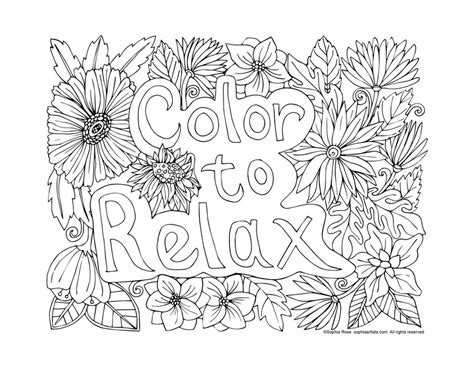 Coloring Pages For Teenagers To Print And Relax