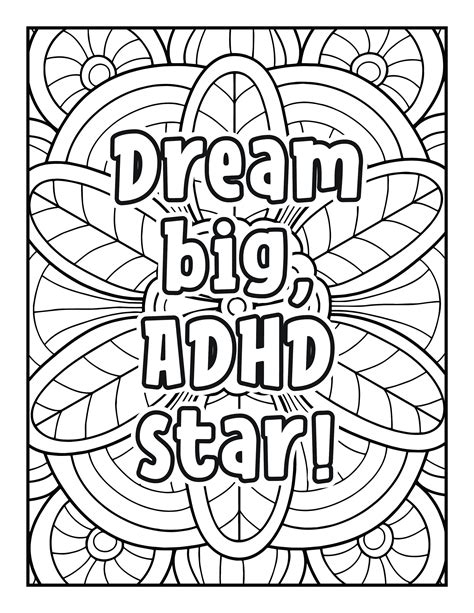 Coloring Pages for ADHD