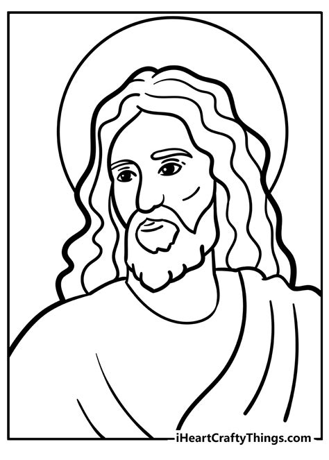 Coloring pages of Jesus